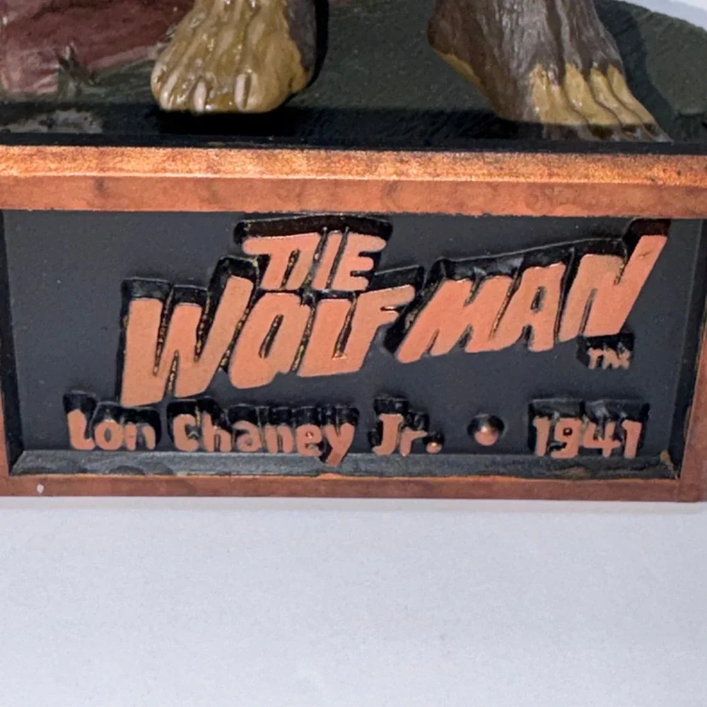 Vintage 1998 Sideshow The Wolf Man Action Figure Green Black
